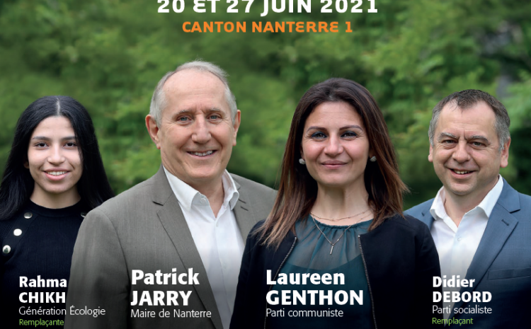  #Departementales – Canton Nanterre-1 : découvrez notre journal de campagne !
